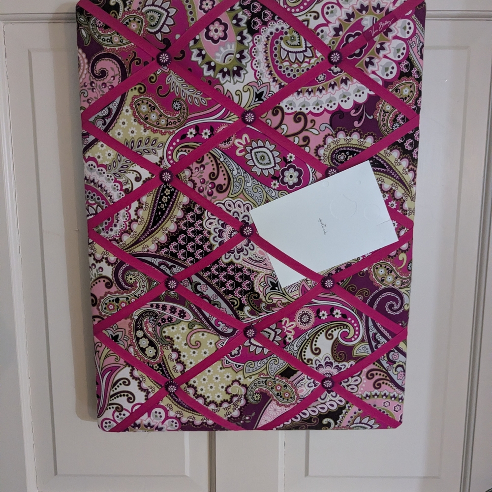 Vera Bradley Paisley Wall Art in Pink and Purple